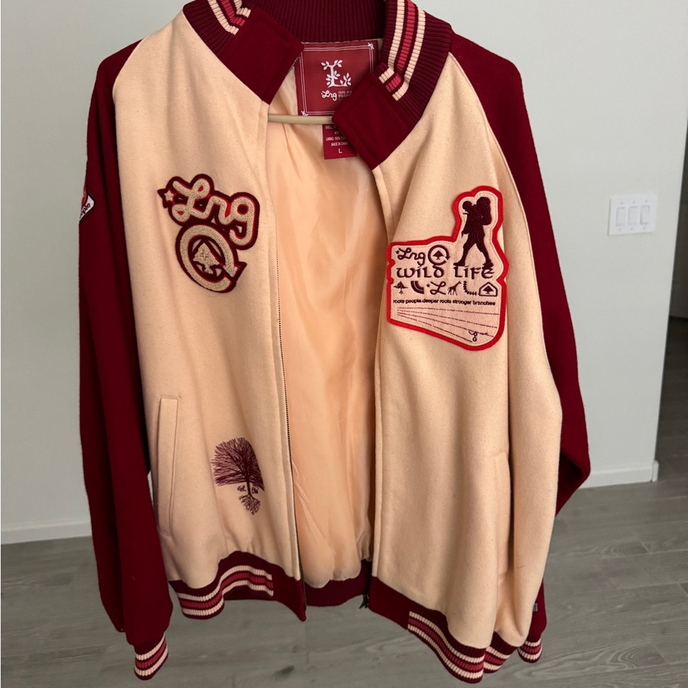LRG clothing, varsity jacket, hard to find collectors item size large.